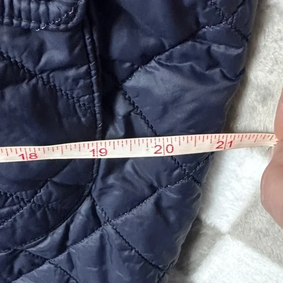 Barbour Navy Quilted Women's Jacket Parka 8 - Picture 10 of 13